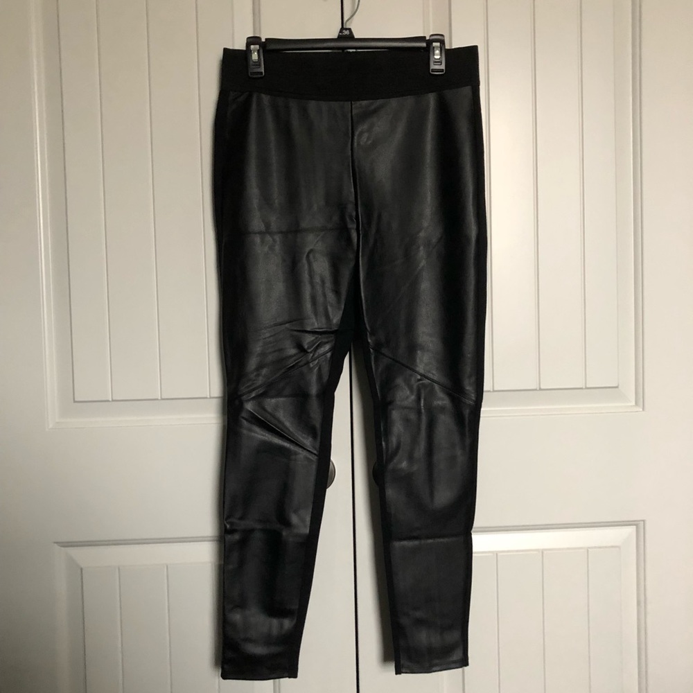 Leather leggings